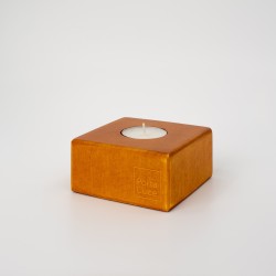 Legno Porta Luce - 1 luce - Giallo