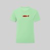 T-shirt icona pesce bambina verde menta