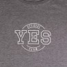 T-shirt Official Yes Team donna grigio