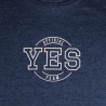 T-shirt Official Yes Team uomo blu