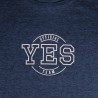 T-shirt Official Yes Team uomo blu